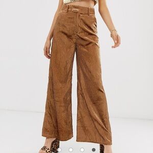 NWOT Ebonie n Ivory wide leg pants in velvet sparkle
